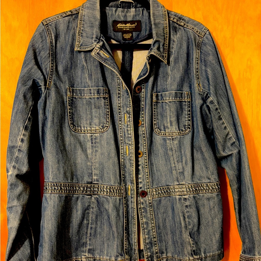Eddie Bauer jeans jacket.